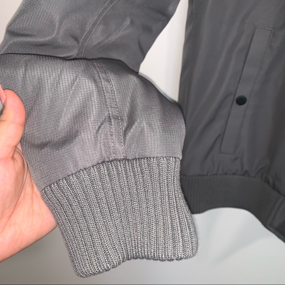 NWT Guess Men’s Grey Nylon Jacket with Pockets - Picture 7 of 12